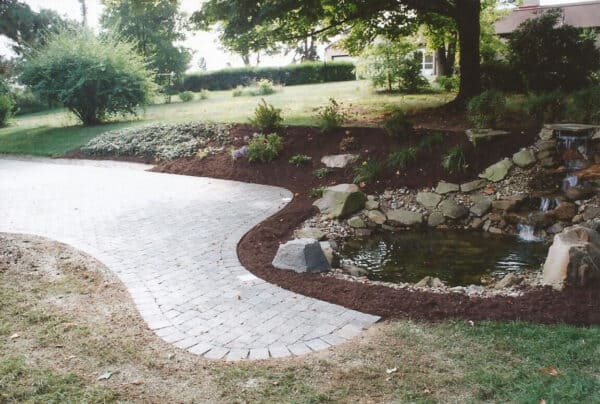 Stone Pathway with Curves